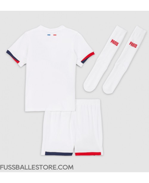 Günstige Paris Saint-Germain Auswärts Trikotsatzt Kinder 2025-26 Kurzarm (+ Kurze Hosen) Günstige Paris Saint-Germain Auswärts Trikotsatzt Kinder 2025-26 Kurzarm (+ Kurze Hosen)